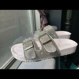 Madden girl Birkenstock’s rhinestone